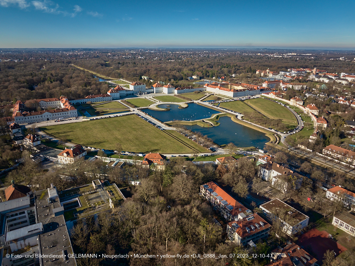 07.01.2023 - Umgebung vom Schloß Nymphenburg